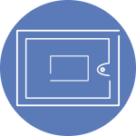 icono circular puertas